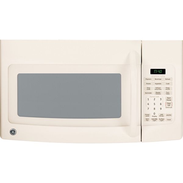 GE Bisque 30 in. 1.7 cu. ft. Microwave Oven (JVM174)