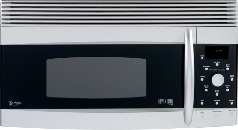 GE Profile 1.4 cu. ft. Microhood Combination