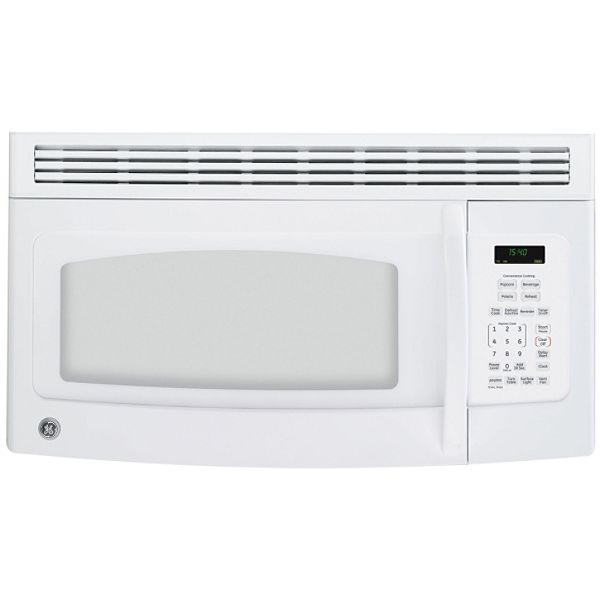 GE White 1.5 cu. ft. Microwave Oven - JVM154