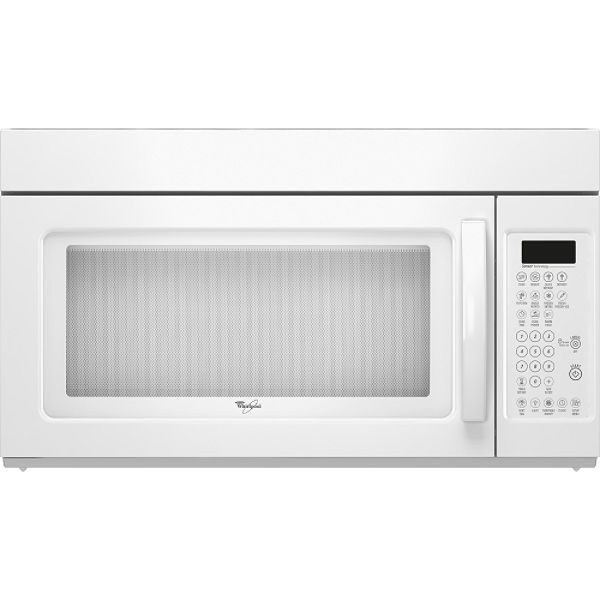 Whirlpool White 30" 1.7 cu. ft. Microhood Combination Microwave Oven