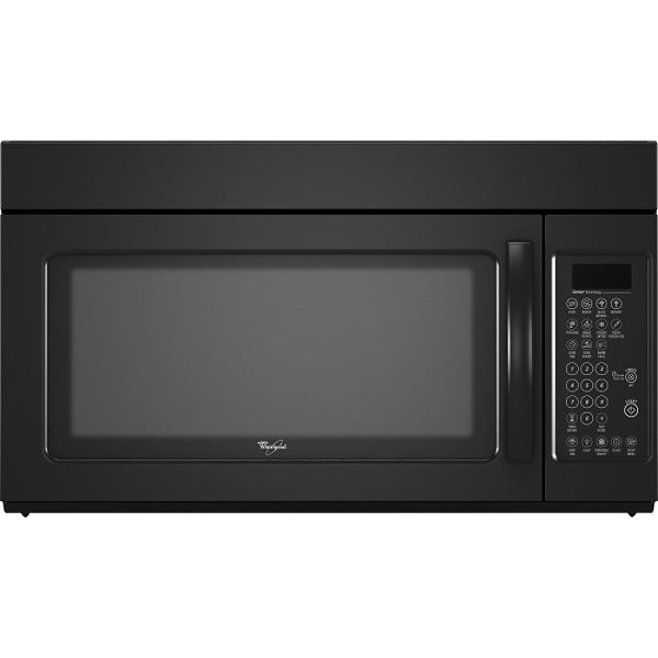 Whirlpool Black 30" 1.7 cu. ft. Microhood Combination Microwave Oven