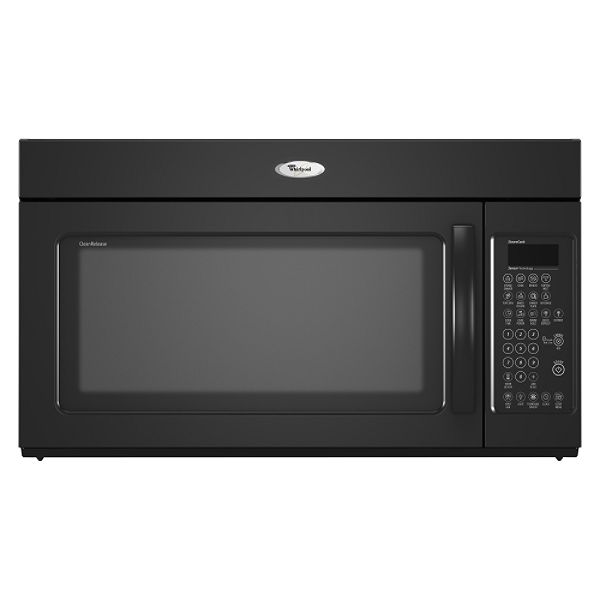 Whirlpool Black 30" 2.0 cu. ft. Microhood Combination Microwave Oven