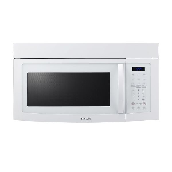 Samsung White 30" 1.6 cu. ft. Over-the-Range Microwave Oven (SMH8165)