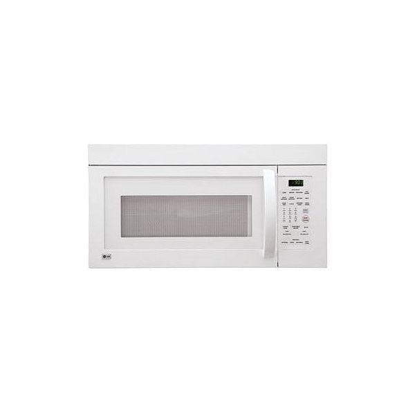 LG White 30" 1.6 cu. ft. Microhood Combination Microwave Oven