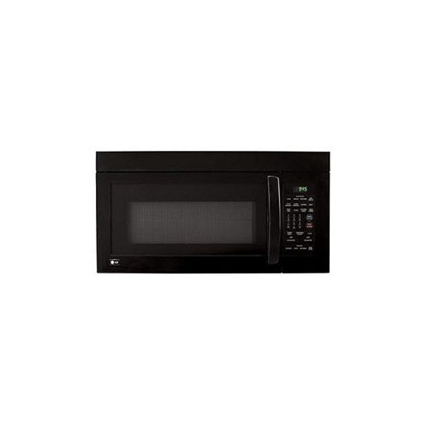 LG Black 30" 1.6 cu. ft. Microhood Combination Microwave Oven