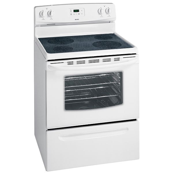 Kenmore White 30" Manual Clean Freestanding Electric Range with
