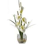 Nearly Natural Calla Lilly Liquid Illusion