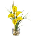 Nearly Natural Calla Lilly Liquid Illusion