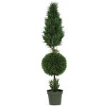 Nearly Natural Cypress Ball and Cone (Indoor/Outdoor)