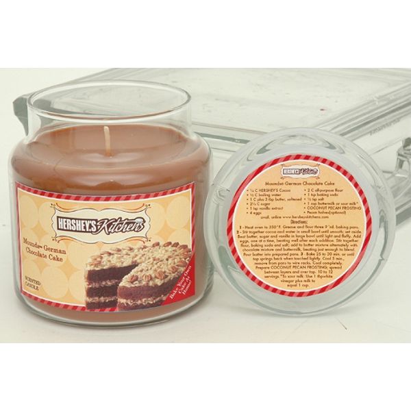Hanna's Candles Hershey's Kitchen Scented Soy Candle - Mound's German Chocolate Cake