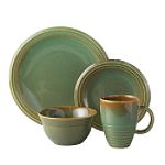 Pfaltzgraff Mint Mocha 16pc Dinnerware Set