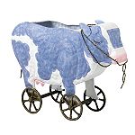 Pfaltzgraff Circle of Kindness Cashel Blue Cow Vase