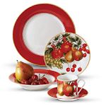 Click here to buy DMSI 49-Pc. Spiced Dinnerware Set by DMSI.