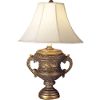 Large Gilded Urn Lamp