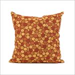 "ChicagoTextile 20"" Decorative Large Square Pillow - Cosmo Cranberry"
