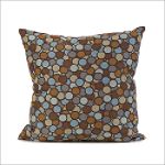 "ChicagoTextile 20"" Decorative Large Square Pillow - Cosmo Sky"
