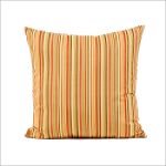 "ChicagoTextile 20"" Decorative Large Square Pillow - Hudson Stripe Canyon"
