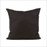 "ChicagoTextile 20"" Decorative Large Square Pillow - Metro Ebony"
