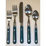 Stainless Steel LePrix 4 Piece Hostess Set in Green