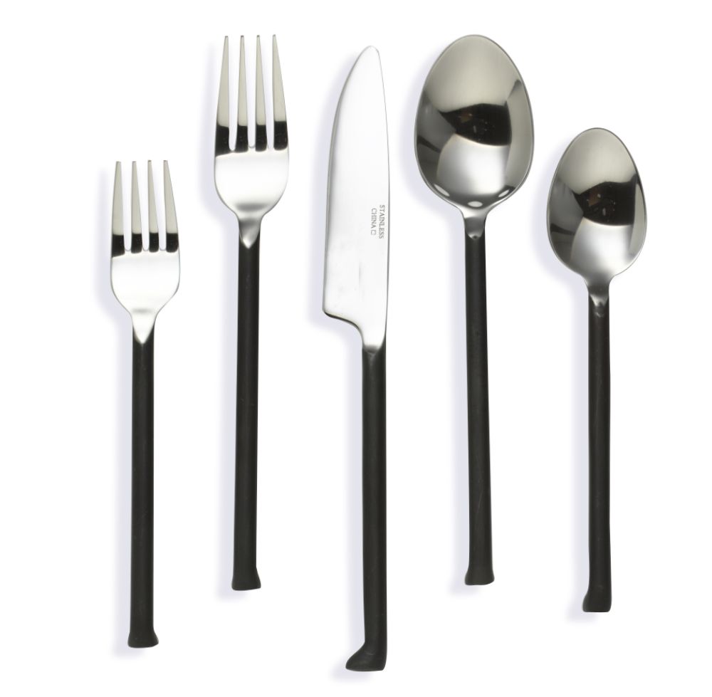 Ty Pennington Style Gun Metal Flatware Set