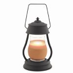 Candle Warmers Hurricane Lantern Combo Pack - Black - Vanilla Cinnamon