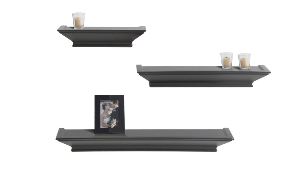 Burnes of Boston Black 3 pc Ledge Set