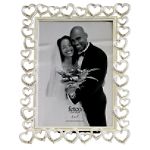 Open Heart with Crystal 5 in. x 7 in. Frame