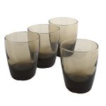 Libbey Glass Classic Mocha Double Old Fashioned Cooler Set by Libbey Glass
