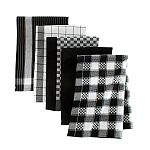 John Ritzenhaler Black Kitchen Towel 5-pack