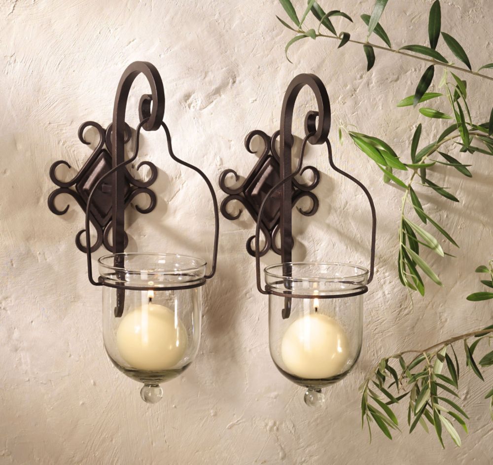San Miguel Regency Set of 2 Wall Sconces