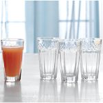 Grace Designs Beaded Edge Set of 4 Juice Glasses