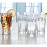 Grace Designs Beaded Edge Set of 4 Highball Glasses