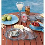 Whole Home Seaside Chip and Dip Plate