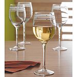Click here to buy Ty Pennington Style Bamboo Set of 4 Wine Glasses by Artland Trading Inc.