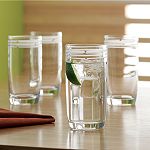 Ty Pennington Style Bamboo Set of 4 Highball Glasses by Artland Trading Inc