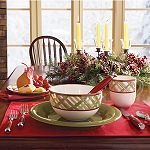 Woodland Yule 8 in. Desert Plates, Set of 4