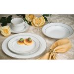 Gibson Overseas Inc 30 pc. Gold Band Dinnerware Set by Gibson Overseas Inc