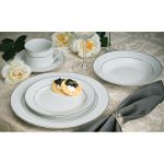 Gibson Overseas Inc 30 pc. Platinum Band Dinnerware Set by Gibson Overseas Inc