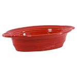 Fiesta Set of 2 Individual Oval Casserole Dishes, Scarlet