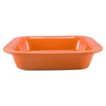 Fiesta 9 in. x 9 in. Square Baker, Tangerine