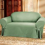 Great Price Loveseat Slipcover - Duck Sage