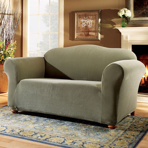 Great Price Sofa Slipcovers - Stretch Pearson Sage