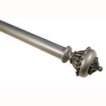 BCL 125UN48, Urn Curtain Rod, Antique Pewter Finish, 48 in. to 86 in.