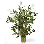 Nearly Natural Bamboo Table Top Silk Tree 28 in