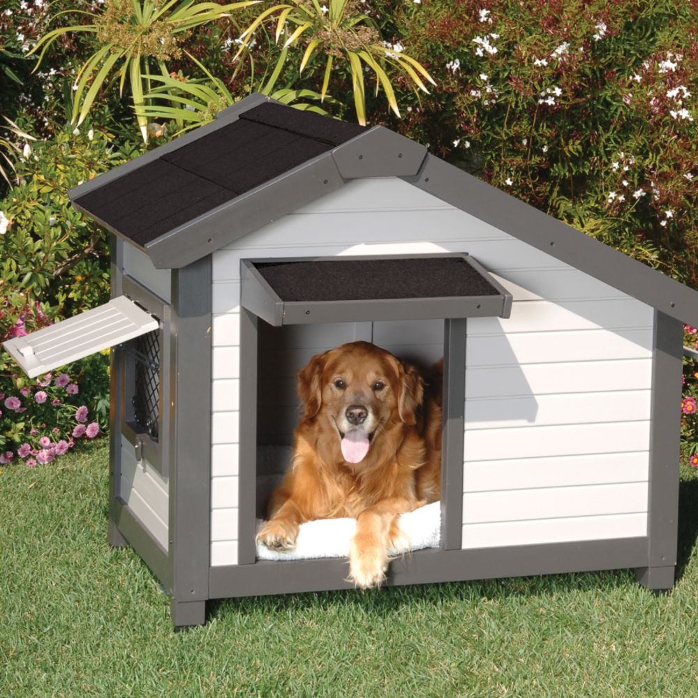 ProConcepts Painted Cozy Cottage Dog House, Large