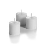 Yummi Unscented Votives, 10hr Unsc. 21pk, White