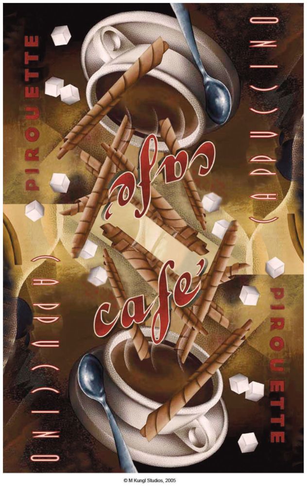 Expressions Coffee House Matrix Towel