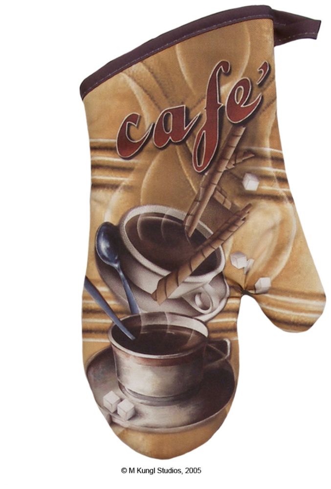 Expressions Coffee House Oven Mitt