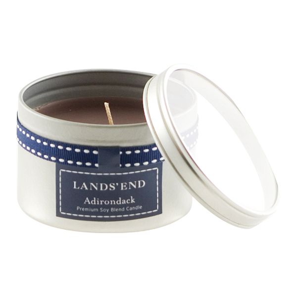 Lands' End Candle Tin - Classic Brown