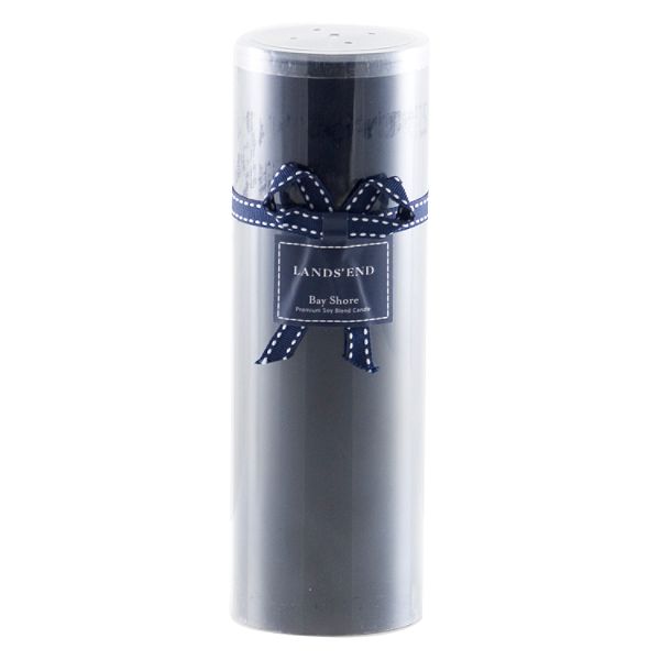 Lands' End 3 in. x 9 in. Pillar Candle - Classic Navy